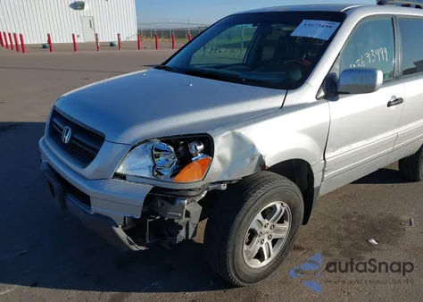 2005 Honda Pilot Ex-L from USA, damaged, VIN 5FNYF18555B028683